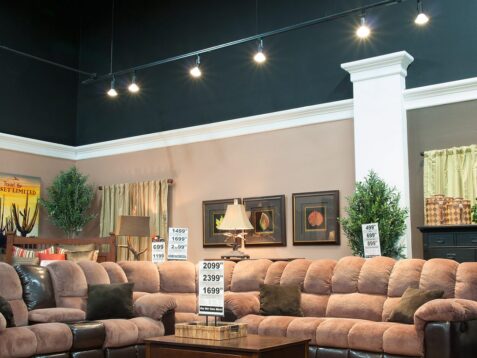 LED Lighting Illuminates Furniture Stores