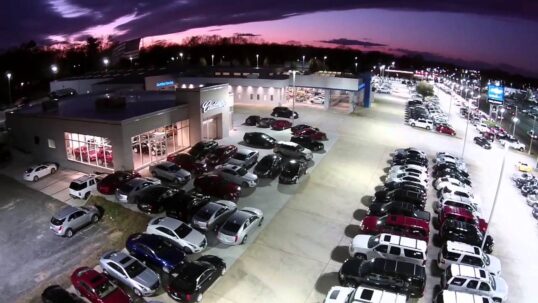 Car Dealerships Go Green with Cars and Lighting